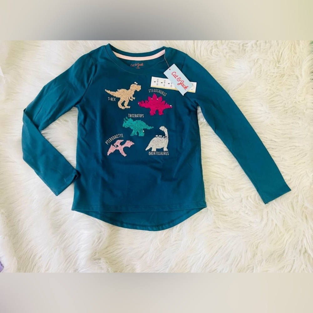 Girls Sequin Shirt Size 6-6X